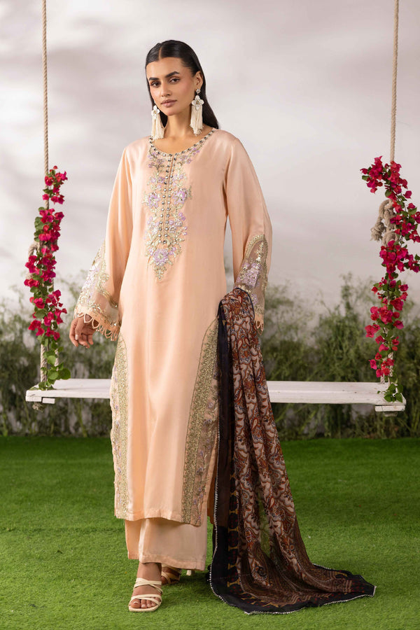 Simrans Embroidered Viscose 3PC Suit SM-22