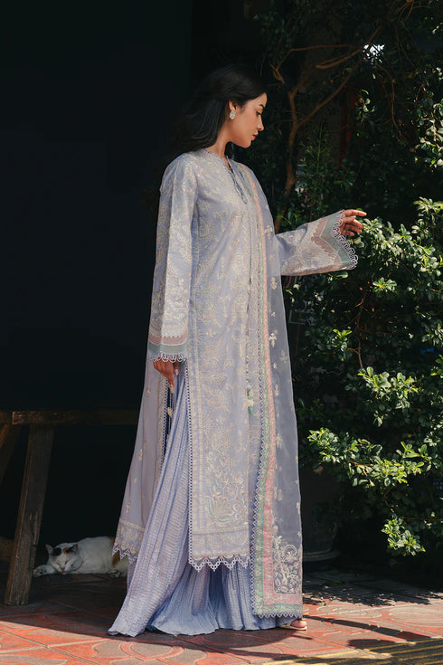 Afrozeh Embroidered Lawn 3PC Suit Saya