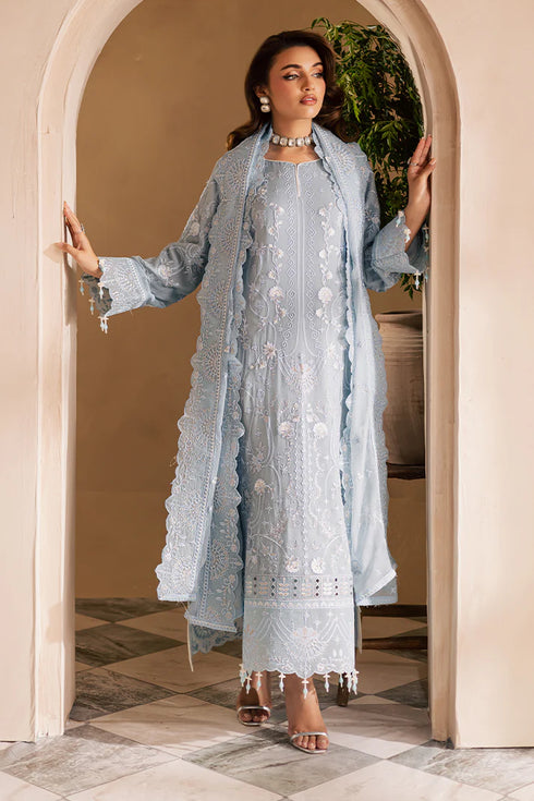 Eman Adeel Embroidered Chiffon Suit AVIRA
