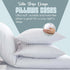 Pillow Cases Pack of 4 | Satin Striped | Brushed Microfibre | 50x75 cm