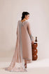 Farasha Embroidered Chiffon Suit Warm Lume