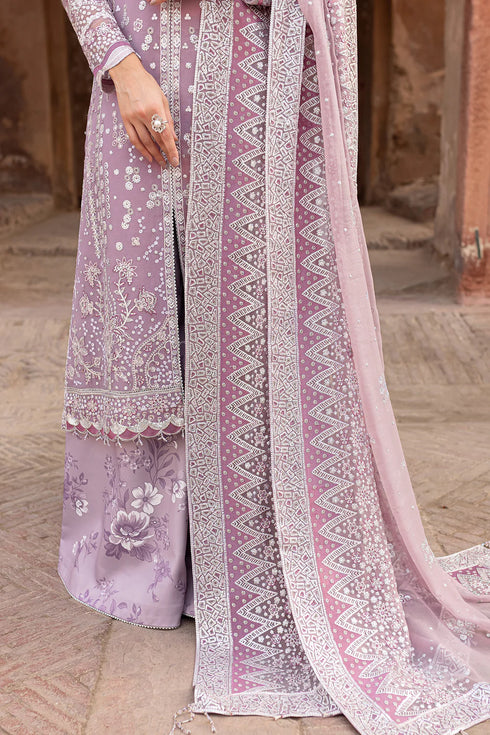 Farasha Chiffon 3 Piece Suit Pastel Mist