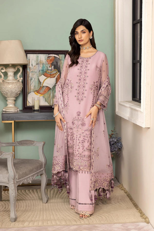 Alizeh Embroidered Chiffon 3 Piece Suit Anisa - Dhaagay - V02D09