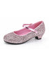 Kids Pink Glitter Shoes BS-41