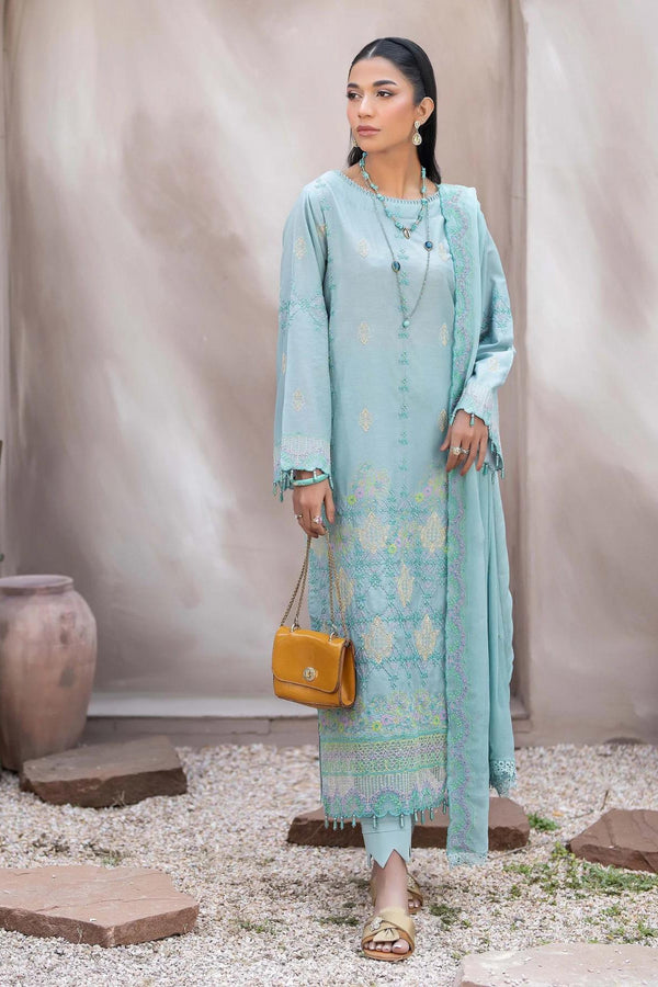 Adan Libas Embroidered Lawn 3 Piece suit 5840