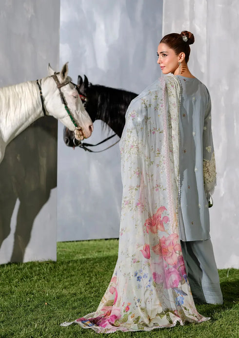 Elaf Embroiderd Lawn Suit ELH-7B ISSABEL