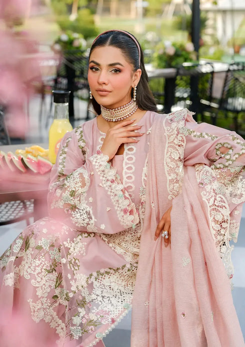 Elaf Embroiderd Lawn Suit ELH-3B OH MY ROSE