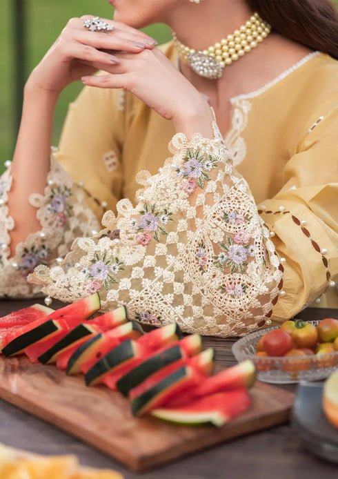 Elaf Embroiderd Lawn Suit ELH-4A DANDELION