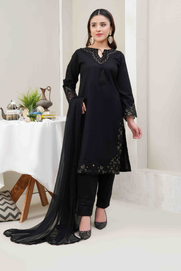 Bin Saeed Embroidered Cotton 3 Piece BS-94