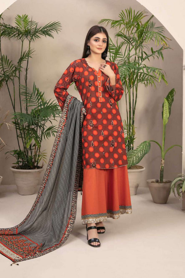 Tawakkal Embroidered Lawn 3 Piece Suit D-8871