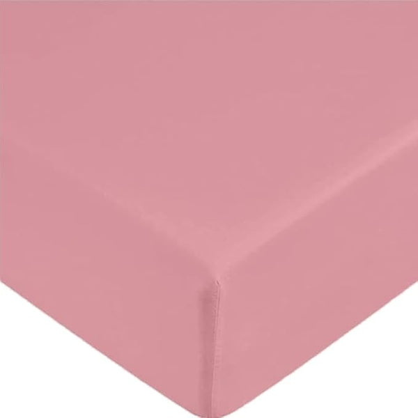 Shrinkage and Fade Resistant Deep Fitted Microfiber Sheets 30cm- Pink