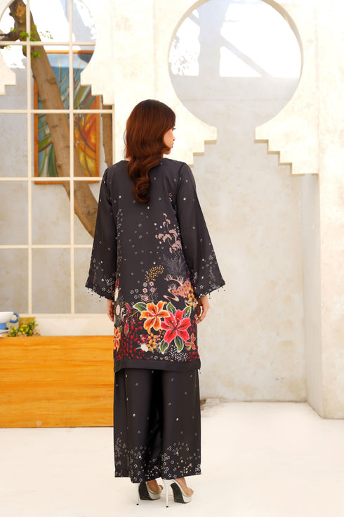 Attire Designer Digital Printed Silk 2PC Suit AD-05