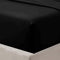 Shrinkage and Fade Resistant Deep Fitted Microfiber Sheets 30cm- Black