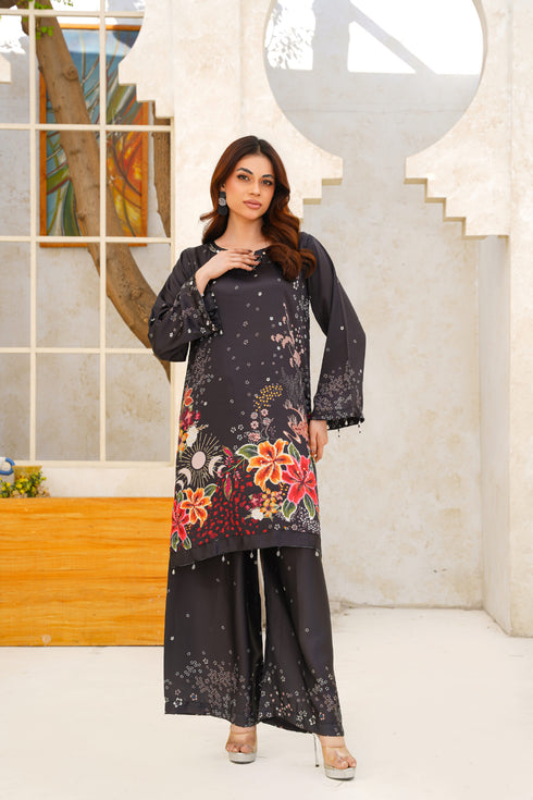 Attire Designer Digital Printed Silk 2PC Suit AD-05
