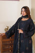 Attire Designer Embroidered Shamoz Silk 3PC Suit AD-16