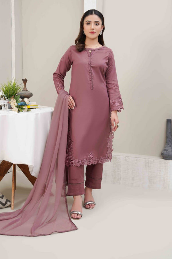 Bin Saeed Embroidered Cotton 3 Piece BS-96