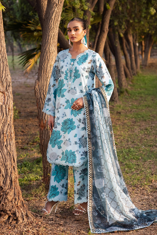 Alizeh Digital Printed Lawn Suit BLUET