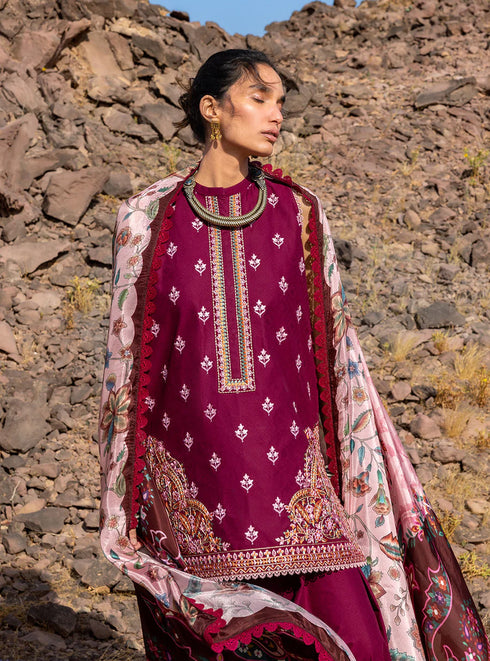 Zainab Chotani Embroidered Jacquard Suit Aylin 03