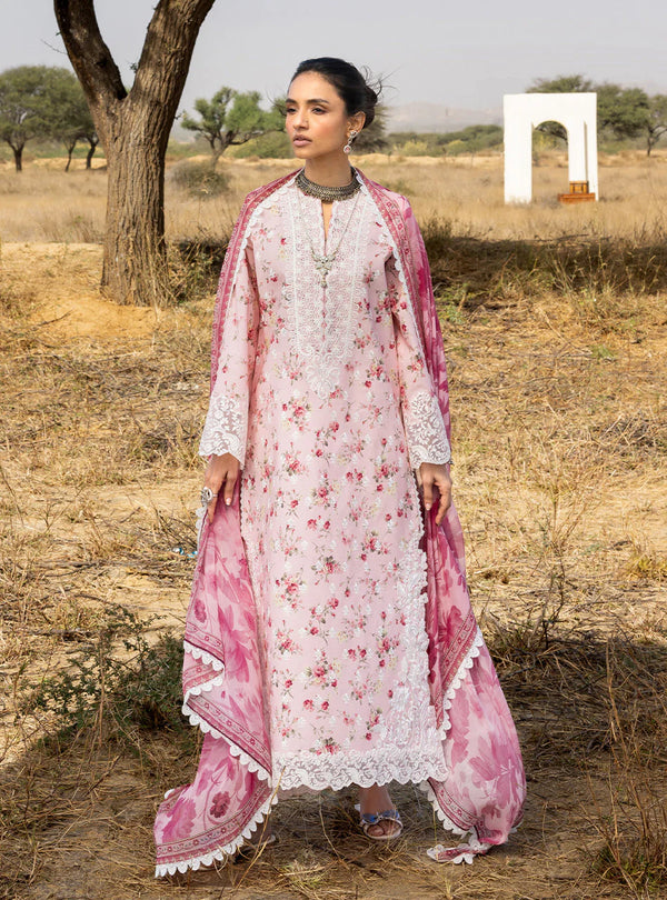 Zainab Chotani Embroidered Jacquard Suit Zimal 15
