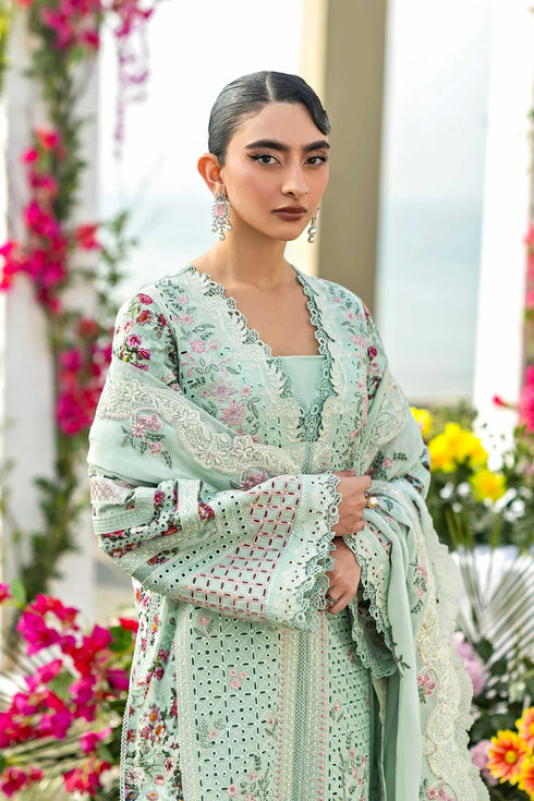 Akbar Aslam Embroidered Lawn Suit Merlina