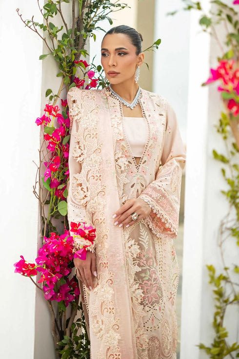 Akbar Aslam Embroidered Lawn Suit Blenche
