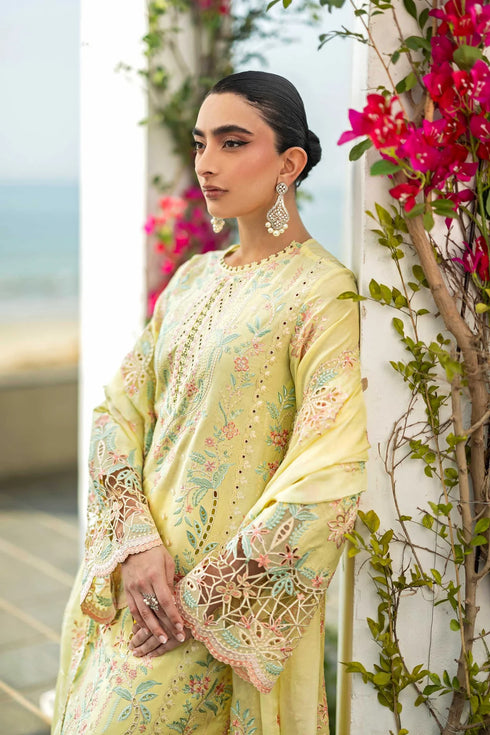 Akbar Aslam Embroidered Lawn Suit Lunetta