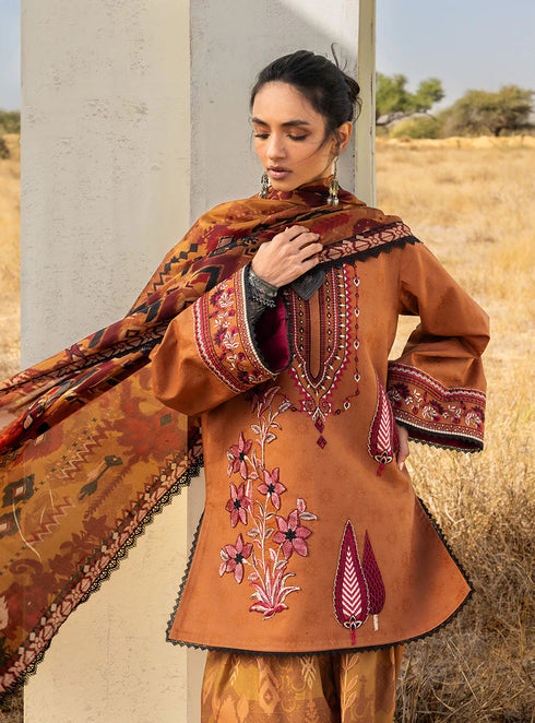 Zainab Chotani Embroidered Jacquard Suit Orlina 18
