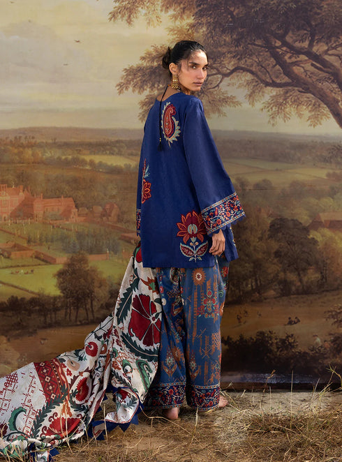 Zainab Chotani Embroidered Jacquard Suit Elara 06