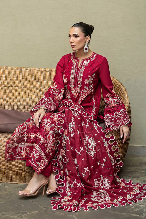 Akbar Aslam Embroidered Lawn Suit Maryvn