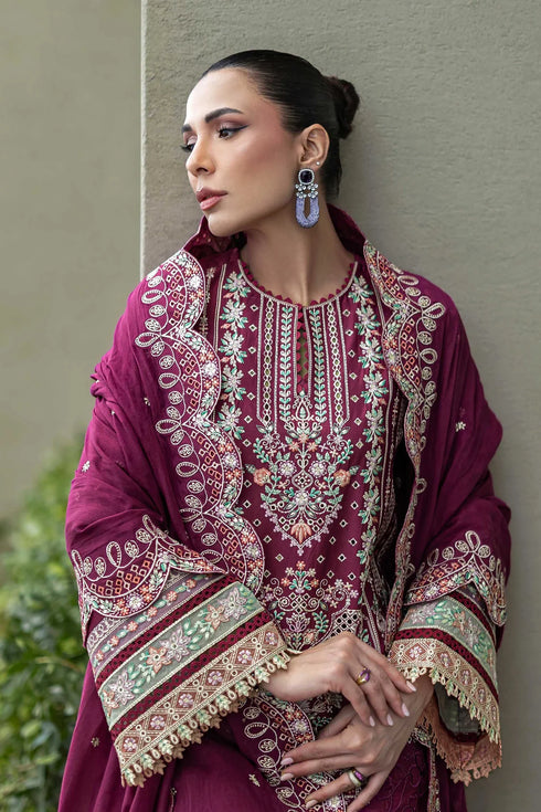 Akbar Aslam Embroidered Lawn Suit Ametta