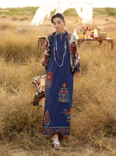 Zainab Chotani Embroidered Jacquard Suit Elara 06