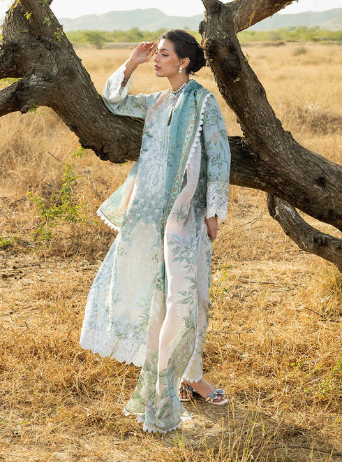 Zainab Chotani Embroidered Jacquard Suit Liyana 08