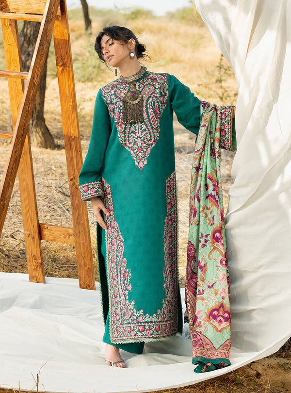 Zainab Chotani Embroidered Jacquard Suit Mehri 02