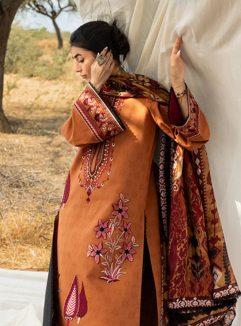 Zainab Chotani Embroidered Jacquard Suit Orlina 18