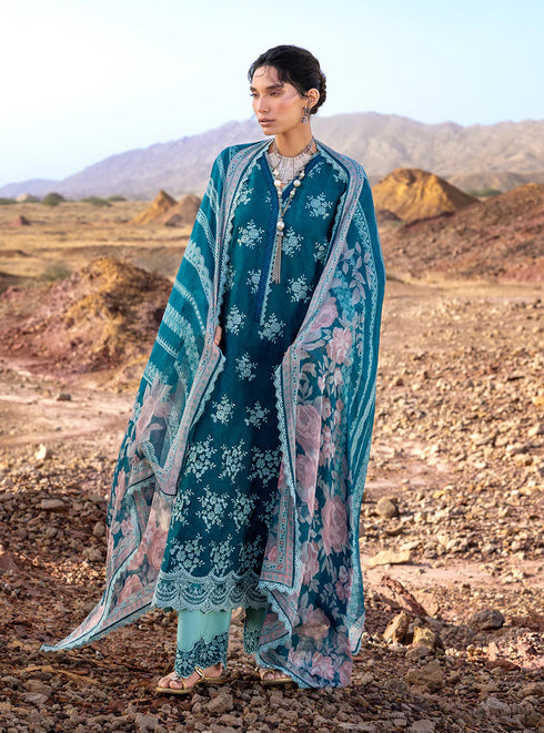 Zainab Chotani Embroidered Jacquard Suit Nissa 12
