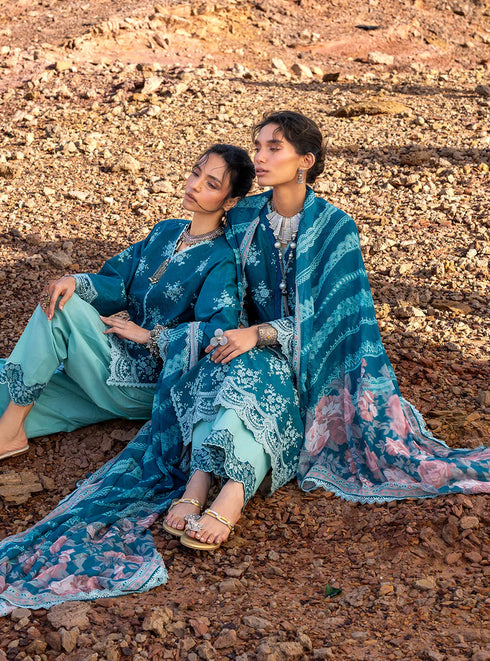 Zainab Chotani Embroidered Jacquard Suit Nissa 12