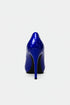 Royal Blue Patent Stiletto Heel Court Shoes for Formal & Party Wear – BS-12925