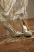 Gold Glitter Heel 12923