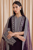 Jazmin Embroidered RAW SILK 3 Piece Suit UR-7007