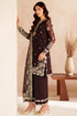 Farasha Embroidered Chiffon Suit Oak Charm