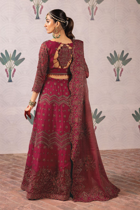 Iznik Embroidered Chiffon 3 piece suit ISC-08 MANAK