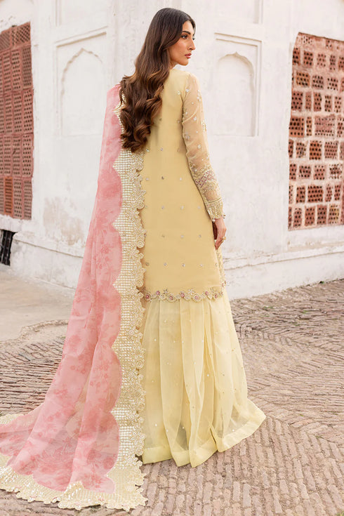 Farasha Chiffon 3 Piece Suit Marigold Bliss