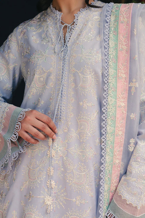 Afrozeh Embroidered Lawn 3PC Suit Saya