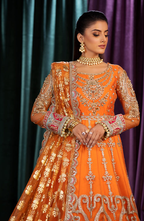 Maryam N Maria Embroidered Net 3 piece suit Juliet MFF-0014