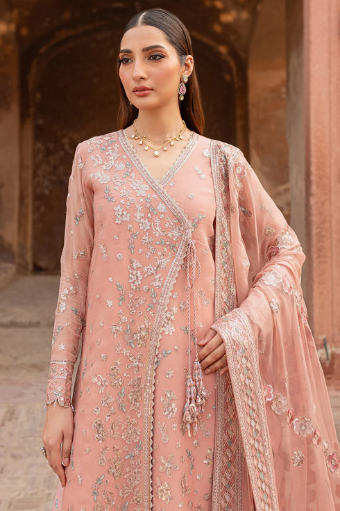 Farasha Chiffon 3 Piece Suit Peach Bell