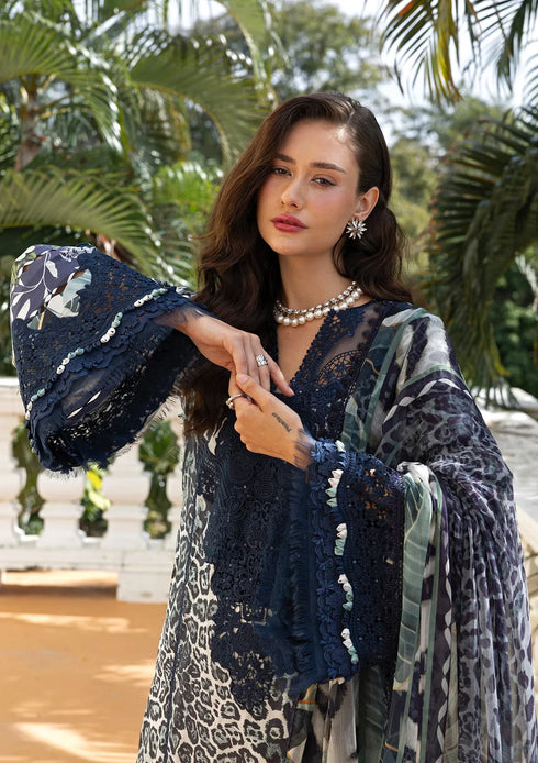 Elaf Digital Printed Lawn Suit ESA-3B VICTORIAN MUSE