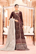 AIK Atelier Embroidered Velvet 3 Piece LOOK 08