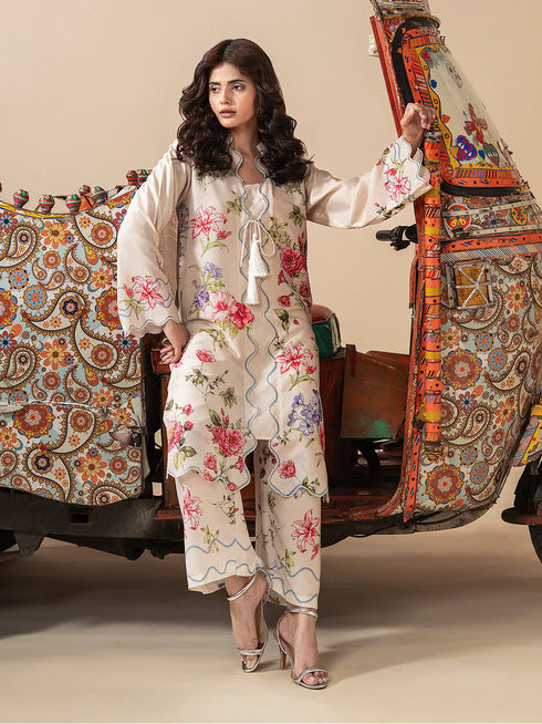 Allys Printed Lawn 2PC Suit REVE- Pakistani Dresses