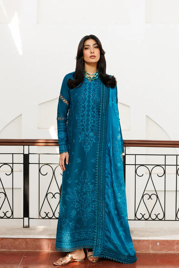 Emaan Adeel Embroidered Lawn Suit FLORAISON