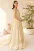 Farasha Embroidered Net Suit Golden Aura